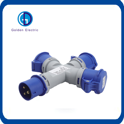 110V/220V/380V/415V Endüstriyel Plug Soketi 16A IP67 Su geçirmezli Multi Splitter