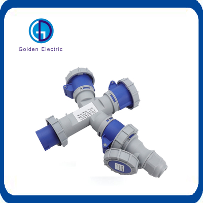110V/220V/380V/415V Endüstriyel Plug Soketi 16A IP67 Su geçirmezli Multi Splitter