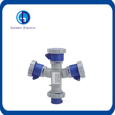 110V/220V/380V/415V Endüstriyel Plug Soketi 16A IP67 Su geçirmezli Multi Splitter