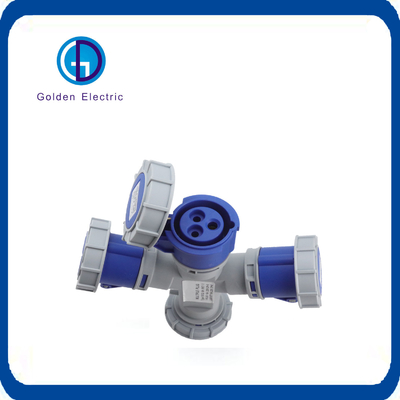 110V/220V/380V/415V Endüstriyel Plug Soketi 16A IP67 Su geçirmezli Multi Splitter