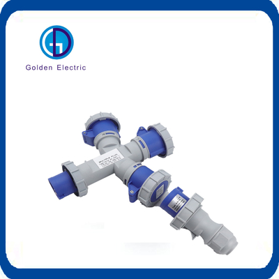 نصب دیواری 3 راه 32 AMP خروجی Splitter زمان صرفه جویی IEC Cee 1 در 3 خارج