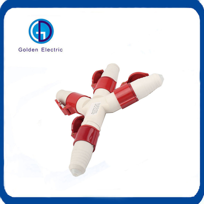 3 Soket 16A 220V 2p E Endüstriyel fiş Soket IP44 Su geçirmez çıkış soket bölücü