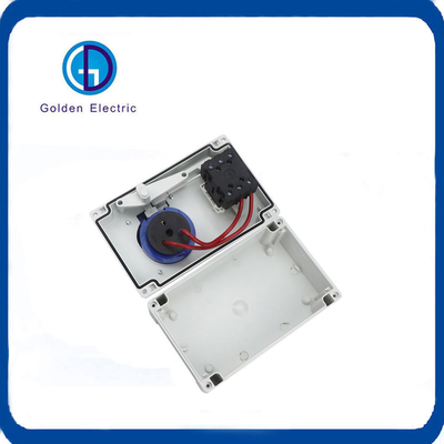 Su geçirmez 2p E 16A 32A 220-240V IP44 Endüstriyel Bağlantı Kilitli Anahtar Soketi