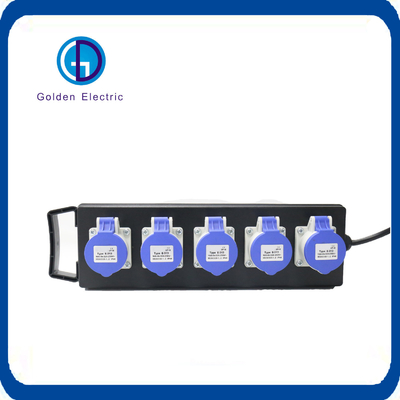ISO9001 2000 گواهینامه IP67 ضد آب جعبه سوکت صنعتی با طراحی سفارشی