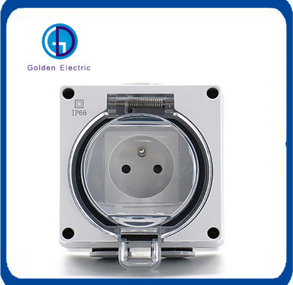 1gang Switch 2ghang EU Socket dengan USB Fungsi Waterproof Wall Switch dan Socket