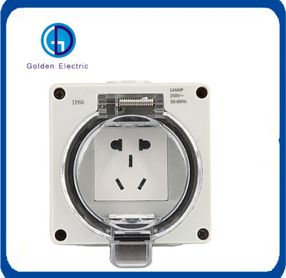 1 Gang Switch 2 Gang UK Socket для наружных применений Прочный и IP66 Противопогодный