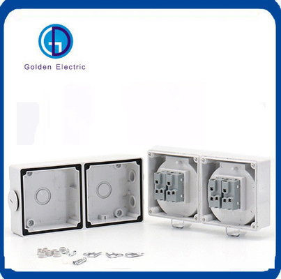 1 Gang Switch 2 Gang UK Socket для наружных применений Прочный и IP66 Противопогодный