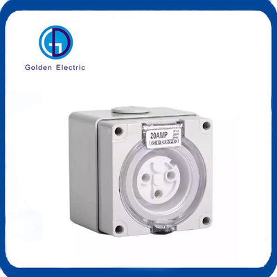 10A 20A 32A 40A 50A 4pin ổ cắm bề mặt tròn Úc ổ cắm tiêu chuẩn 500V IP66 Cắm và ổ cắm công nghiệp