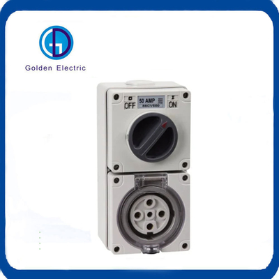 56CV432 500V 10A 20A 32A 40A 50A IP66 Không thấm nước 4 pin công nghiệp cô lập ổ cắm