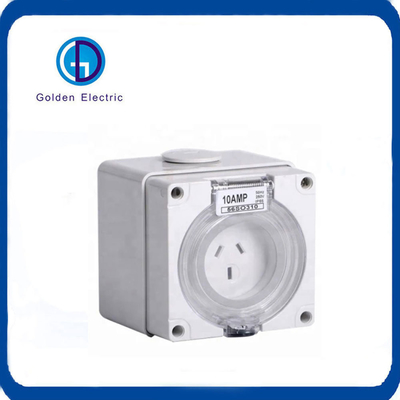 Cổng cắm kết hợp công nghiệp chống nước IP66 Tiêu chuẩn Úc 10A 13A 15A CE được phê duyệt