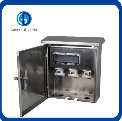 Buen precio IP67 Estándar IEC de acero inoxidable caja de conexión de conexión de alimentación blanca para industrial en línea