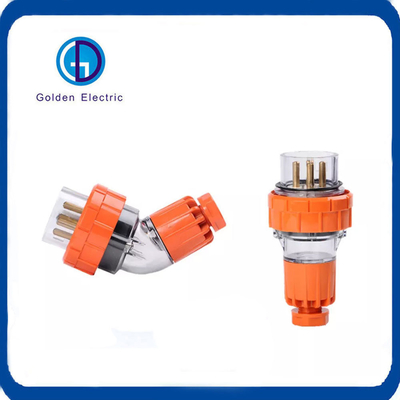 قیمت خوب EP3 10A / 20A / 32A / 40A / 50A 3pin 4pin 5pin خارج از خانه ضد آب صنعتی فلک زاویه مستقیم آنلاین
