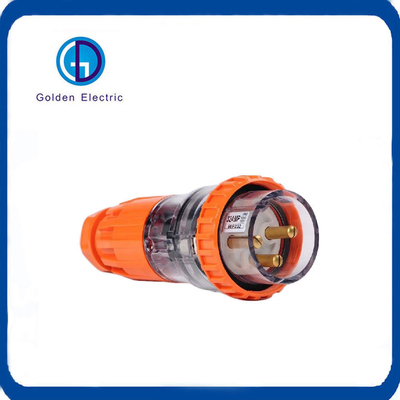 Điện thẳng góc cắm cho Úc IP66 Công nghiệp 32AMP Male Female Connector