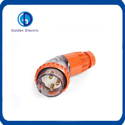 IP66 3 Fase 500V 40A 3/4/5 Pin Waterproof Australian Angled Plug Electrical Industrial Plug