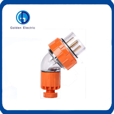 IP66 3 Fase 500V 40A 3/4/5 Pin Waterproof Australian Angled Plug Electrical Industrial Plug