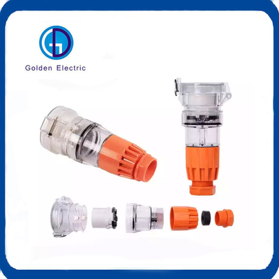 Guter Preis IP66 Australien Elektroanschluss 20A 32A 40A 50A Dreiphasige wasserdichte Runde Nadel Online