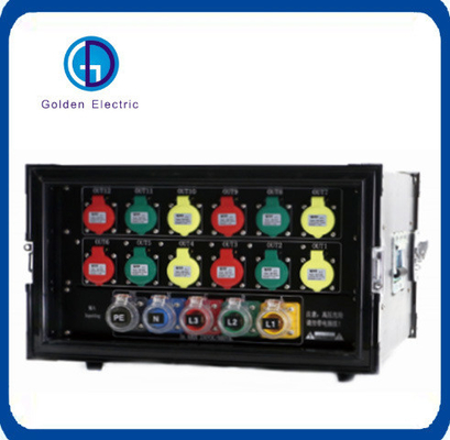 36 Way Powercon Rack 400A Powercon IP67 Shell Koruma Derecesi ile güç dağıtım kutusu