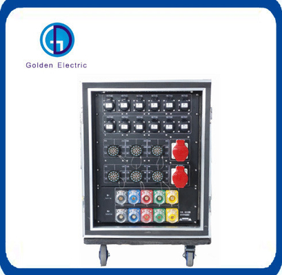 Harga yang bagus CCC Certified 400A 48 Way Waterproof Stage Power Distribution Box untuk pembangkit listrik on line