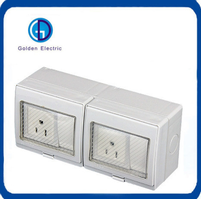 Dobra cena. Panel PC i stop miedzi srebra wewnątrz Maks. napięcie 110V-250V 2 gang American Standard Socket w Internecie