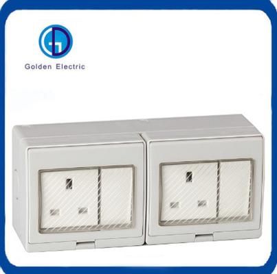 13A 4 Gang Switch 1 Gang IP55 المعياري البريطاني