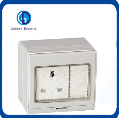 13A 4 Gang Switch 1 Gang IP55 المعياري البريطاني