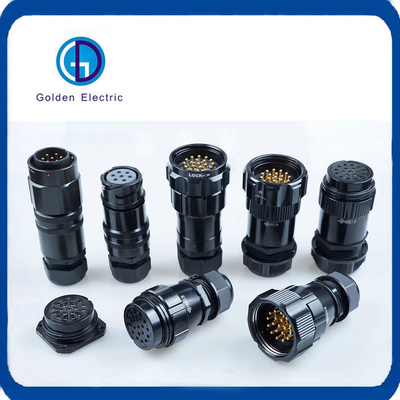 Harga yang bagus Multipin Plug Electrical Socket Connectors Keamanan Operasi IP44 Panel Mounted Socket on line