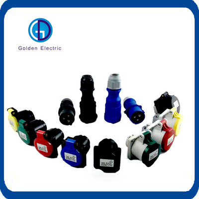IP67 Cắm cắm công nghiệp được gắn trên tường Kháng nước Kháng nhiệt 80