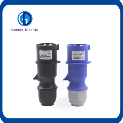 IP67 Cắm cắm công nghiệp được gắn trên tường Kháng nước Kháng nhiệt 80