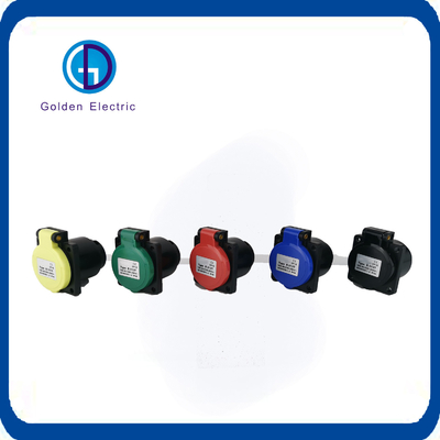 IP67 Cắm cắm công nghiệp được gắn trên tường Kháng nước Kháng nhiệt 80