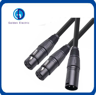 Küçük Boyutlu XLR 3 Pin Endüstriyel Fiş Altın Kaplama ile Yüksek Esneklik