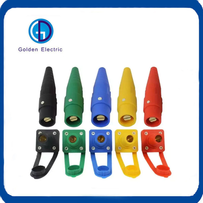 Goede prijs Multi Color Camlock 400A Mannelijk Vrouwelijk Plug Socket 600V slijtvast online
