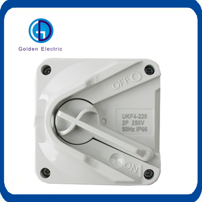 US 2/Piece Samples Request Manual Weatherproof Isolator Switch 2p IP66 ضد آب