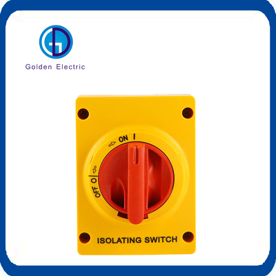 AC endüstrisi için IP66 3p4p elektrikli izolatör anahtarı 50Hz 16A 25A 40A 63A