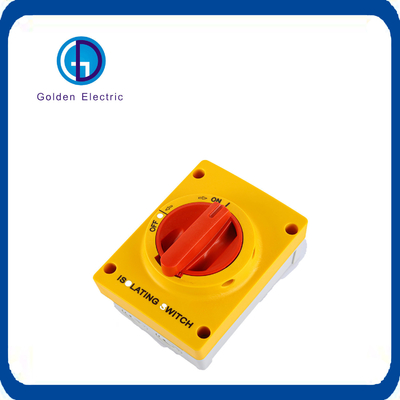 AC endüstrisi için IP66 3p4p elektrikli izolatör anahtarı 50Hz 16A 25A 40A 63A