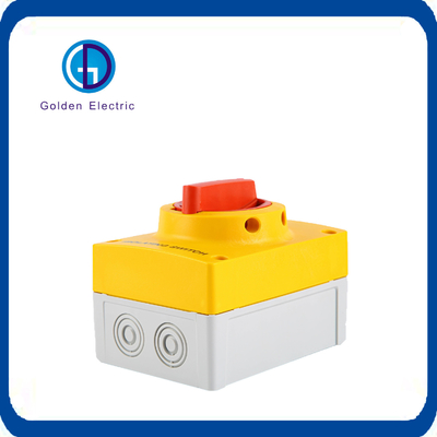 AC endüstrisi için IP66 3p4p elektrikli izolatör anahtarı 50Hz 16A 25A 40A 63A