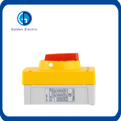 AC endüstrisi için IP66 3p4p elektrikli izolatör anahtarı 50Hz 16A 25A 40A 63A