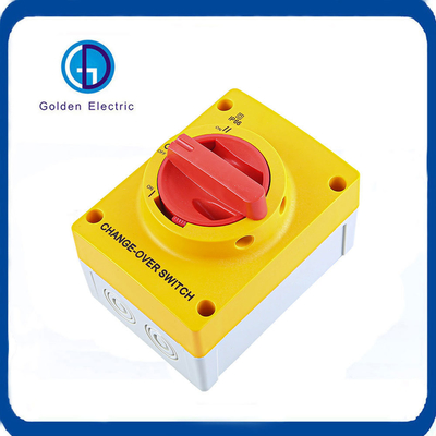 3p 4p 25A 40A 63A 220V-415V IP66 Khung chuyển mạch xoay AC chống nước để thay đổi