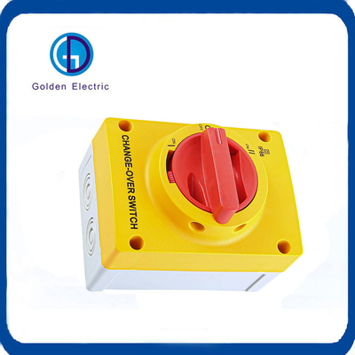 3p 4p 25A 40A 63A 220V-415V IP66 Khung chuyển mạch xoay AC chống nước để thay đổi