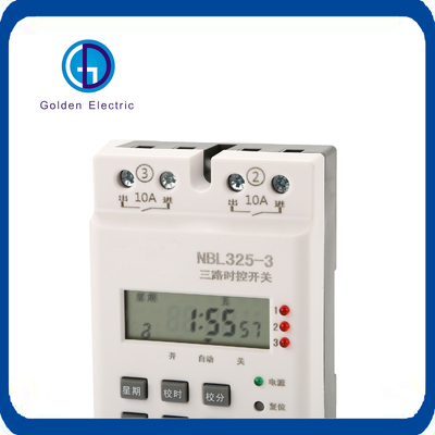 سفارشی سازی الکترونیک Nbl325-3 مکانیکی 24 ساعت زمان سوئیچ الکتریکی تایمر سوئیچ