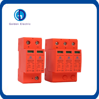 PV 태양계 급류 보호 장치 AC DC SPD 2p 3p 4p 20-40ka DC500V/600V/800V/1000V