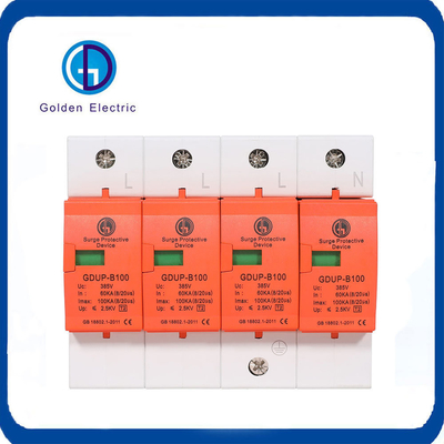 Thiết bị bảo vệ tia chớp tăng áp AC 385V với Tandem Arrester và bảo vệ 2.5kv
