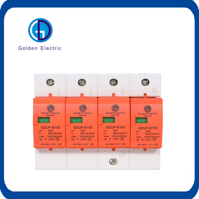 Modül için 20ka-40ka Koruyucu Aygıt SPD 2p3p4p 12V 110V 220V 1000V DC Solar Outdoor