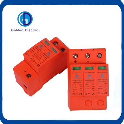 Buen precio Dispositivo de protección solar contra sobretensiones del sistema AC/DC para estructura enchufable 1000V 2p 3p 20-40ka en línea