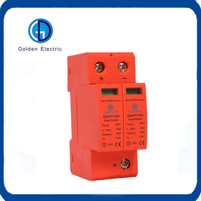 Giá tốt. 2p DC 600V 800V Surge Arrester Protector Thiết bị bảo vệ sóng mặt trời cho hệ thống mặt trời PV trực tuyến