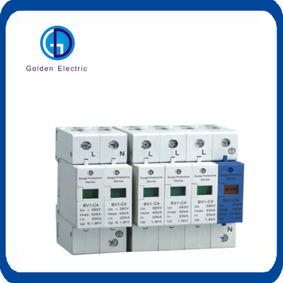 1p 2p 3p 3p N Thiết bị bảo vệ sóng SPD cho AC Electronic Lightning Protection