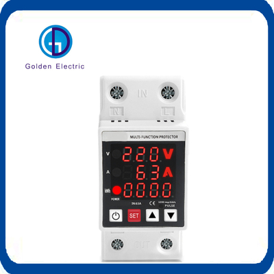 Düzenlenebilir koruma ve sınırlı akım ile 220V Over Under Voltage Regulator