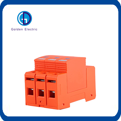 Hệ thống năng lượng mặt trời Photovoltaic sử dụng AC / DC 2p 3p Bảo vệ tăng áp Thiết bị bảo vệ sét Imax 40ka