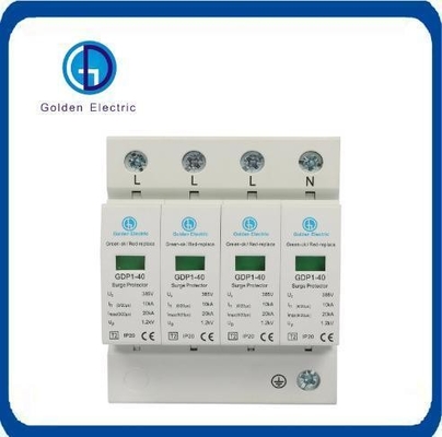 Buen precio Dispositivo de protección contra sobretensiones de módulo SPD 2p 3p para protección contra rayos de instalación DIN Rail en línea
