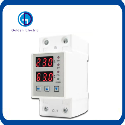 Thiết bị bảo vệ tự động phục hồi trên và dưới điện áp có chứng nhận ROHS 63A 230V