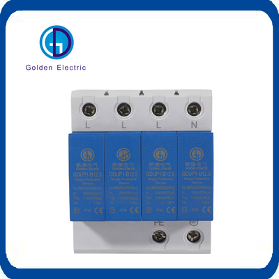 CE TUV DC 2p 3p Bảo vệ chống sét điện Bảo vệ thiết bị đầu cuối Arrester Vít M5